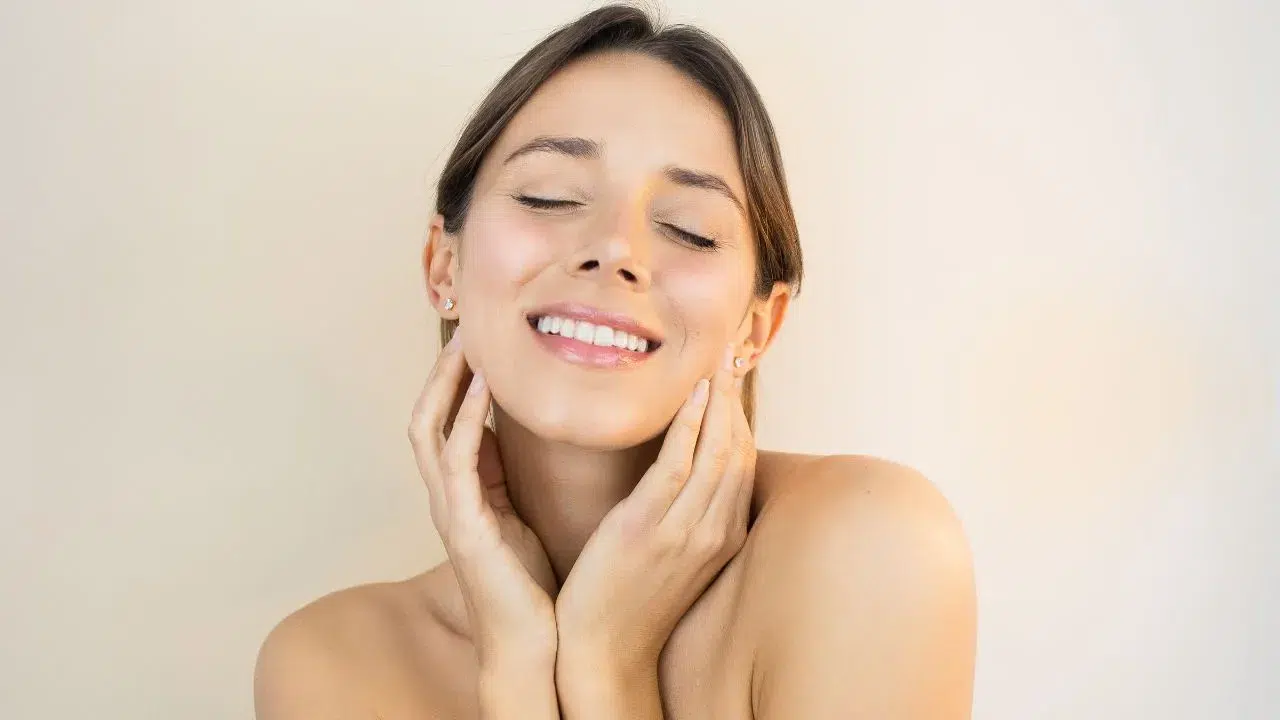 Young Woman With Glowy Skin